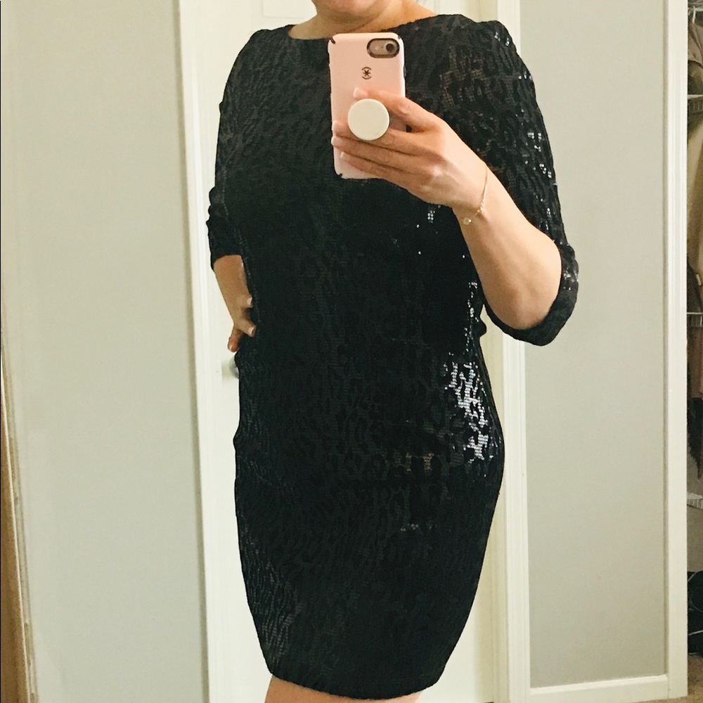 💫SALE LBD sequins black dress